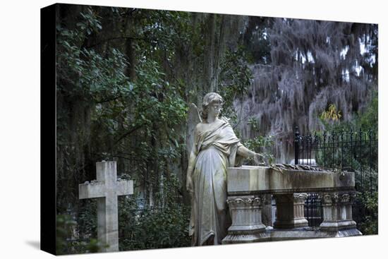 Georgia, Savannah, Bonaventure Cemetery, Famous For Its Beautifully Appointed Tombs Adorned With An-John Coletti-Premier Image Canvas