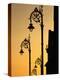 Georgian Lanterns at Sunset, Dublin, Ireland-Martin Moos-Premier Image Canvas