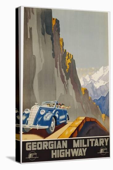 Georgian Military Highway Poster-Alexander Jitomirsky-Premier Image Canvas