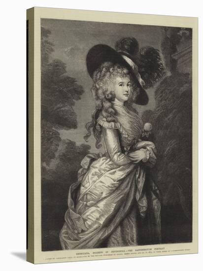 Georgiana, Duchess of Devonshire, the Gainsborough Portrait-null-Premier Image Canvas