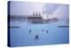 Geothermal Bathing, Blue Lagoon, Reykjanes Peninsula, Iceland, Polar Regions-Geoff Renner-Premier Image Canvas