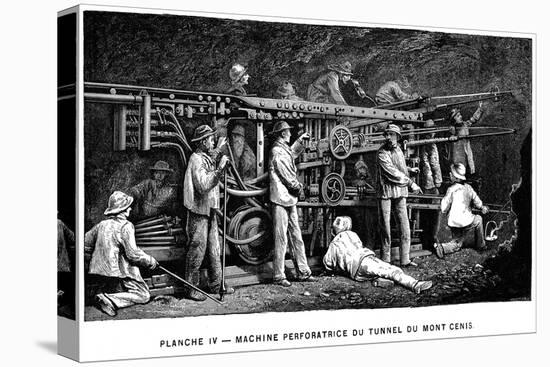 Germain Sommeiller's Compressed Air Rock Drill Used in Excavation of the Mont Cenis Tunnel, 1874-null-Premier Image Canvas