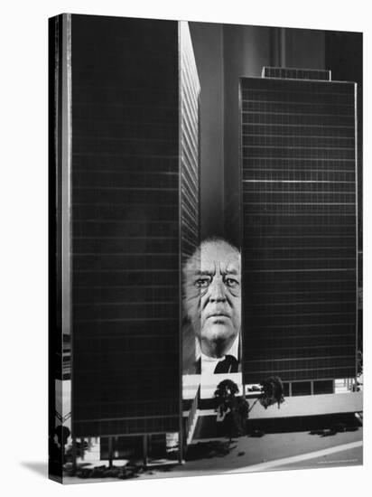 German Architect Mies Van Der Rohe and his Modern Apartment Buildings Designed for Lake Shore Drive-Frank Scherschel-Premier Image Canvas