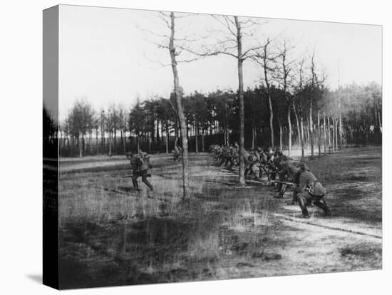 German Attack in the Argonne Forest During World War I-Robert Hunt-Premier Image Canvas