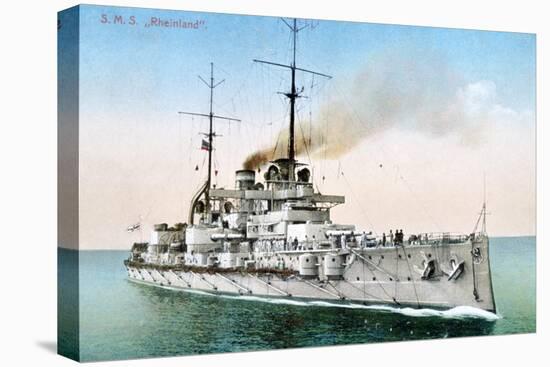 German Battleship Rheinland, C1910-1918-null-Premier Image Canvas