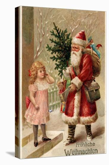 German Christmas Card-German School-Premier Image Canvas