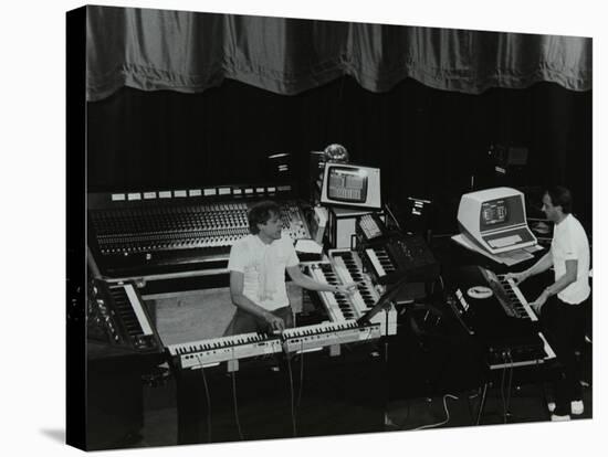 German Electronic Musician Klaus Schulze at the Forum Theatre, Hatfield, Hertfordshire, 1983-Denis Williams-Premier Image Canvas