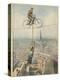 German Husband and Wife Team Perform a Dramatic Tightrope Cycling Act-Achille Beltrame-Premier Image Canvas