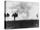 German Infantry in Action Wearing Gas Masks on the Western Front During World War I-Robert Hunt-Premier Image Canvas