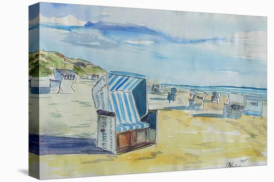 German Island feeling on Sylt with Strandkorb-Markus Bleichner-Stretched Canvas