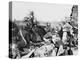 German Machine Gun WWI-Robert Hunt-Premier Image Canvas