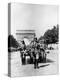 German Military Parade Along the Champs Elysees During the Occupation, Paris, 1940-1944-null-Premier Image Canvas