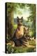 German Shepards/Chicken-Dan Craig-Premier Image Canvas