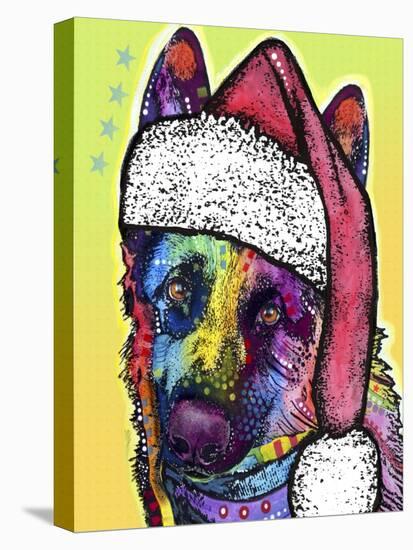 German Shepherd Christmas-Dean Russo-Premier Image Canvas