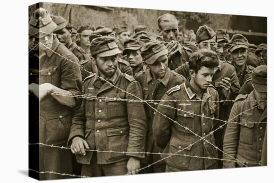 German Soldiers Captured after the Fighting at Mortain and Falaise, 1944-English Photographer-Premier Image Canvas