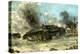 German Tank in Action on the Russian Front, World War II, 1942-1943-null-Premier Image Canvas