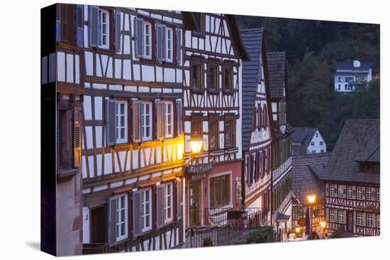 Germany, Baden-Wurttemburg, Black Forest, Schiltach, Traditional Building Details, Dawn-Walter Bibikow-Premier Image Canvas