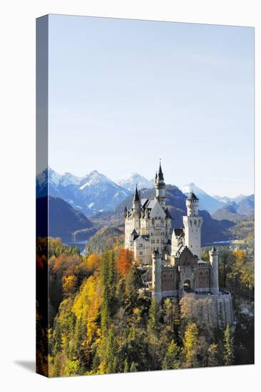 Germany, Bavaria, AllgŠu, Neuschwanstein Castle-Herbert Kehrer-Premier Image Canvas