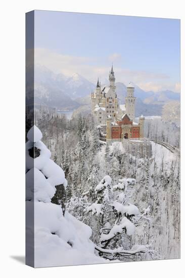 Germany, Bavaria, AllgŠu, Neuschwanstein Castle-Herbert Kehrer-Premier Image Canvas