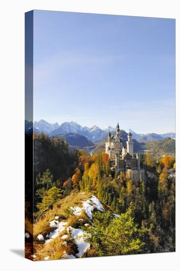 Germany, Bavaria, AllgŠu, Neuschwanstein Castle-Herbert Kehrer-Premier Image Canvas