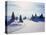 Germany, Bavaria, AllgŠu, Snow Scenery, Back Light, Alps, Mountains, Loneliness, Mountains, Winter-Herbert Kehrer-Premier Image Canvas