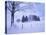 Germany, Bavaria, AllgŠu, Snow Scenery, Trees-Herbert Kehrer-Premier Image Canvas