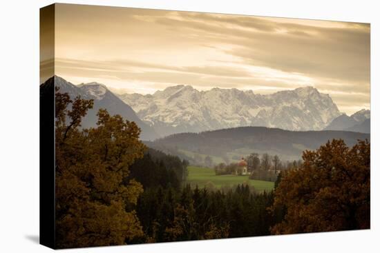 Germany, Bavaria, Alps-Foreland, Zugspitze, Chapel-Ralf Gerard-Premier Image Canvas