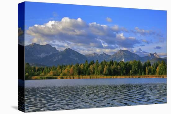 Germany, Bavaria, Autumn Morning, 'Hopfensee' (Lake), 'OstallgŠu' (District-Uwe Steffens-Premier Image Canvas