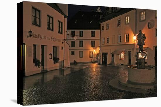 Germany, Bavaria, 'Brotmarkt' (Street) at FŸssen (Town), in the Evening-Uwe Steffens-Premier Image Canvas