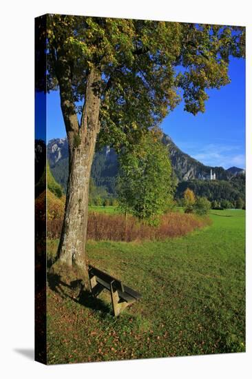 Germany, Bavaria, Cloudless Autumn Day, Schwangau Near FŸssen, Neuschwanstein Castle-Uwe Steffens-Premier Image Canvas