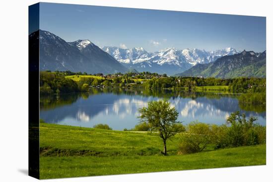 Germany, Bavaria, Foothills of the Alps with Lake Riegsee-Ralf Gerard-Premier Image Canvas