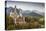 Germany, Bavaria, Hohenschwangau, Elevated View of a Castle in the Fall-Walter Bibikow-Premier Image Canvas