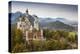 Germany, Bavaria, Hohenschwangau, Elevated View of a Castle in the Fall-Walter Bibikow-Premier Image Canvas