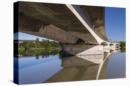 Germany, Bavaria, Lower Bavaria, Inn, Pocking, A3 / E56 Inn-Highway Bridge-Udo Siebig-Premier Image Canvas