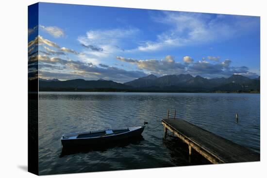 Germany, Bavaria, Morning, 'Hopfensee' (Lake), 'OstallgŠu' (District-Uwe Steffens-Premier Image Canvas