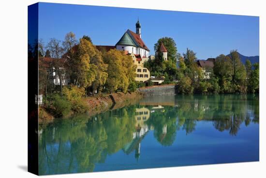 Germany, Bavaria, on the Right a Tower of the City Wall-Uwe Steffens-Premier Image Canvas