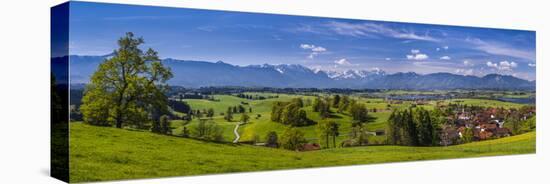 Germany, Bavaria, Upper Bavaria, Pfaffenwinkel, Aidling-Udo Siebig-Premier Image Canvas