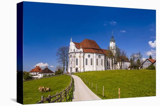 Germany, Bavaria, Upper Bavaria, Pfaffenwinkel, Steingaden-Udo Siebig-Premier Image Canvas