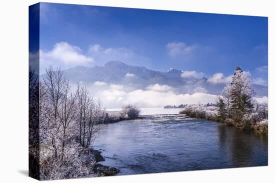 Germany, Bavaria, Upper Bavaria, T?lzer Land (Area), Kochel at Lake Kochelsee-Udo Siebig-Premier Image Canvas