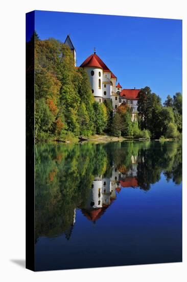 Germany, Bavaria, View from the Monastery of Sankt Mang at FŸssen across the Lech River-Uwe Steffens-Premier Image Canvas