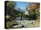 Germany, Berchtesgadener Land District, Ramsau, Church, Brook, Reiter Alpe-Thonig-Premier Image Canvas