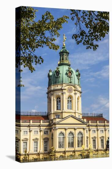 Germany, Berlin. Charlottenburg Palace entrance gates and dome-Miva Stock-Premier Image Canvas