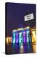Germany, Berlin, the Brandenburg Gate, Evening, Lighting, Illumination, Evening-Catharina Lux-Premier Image Canvas