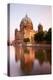 Germany, Berlin. the Cathedral Reflected in the Waters of Spree River.-Ken Scicluna-Premier Image Canvas