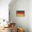 Germany Country Flag - Barnwood Painting-Lantern Press-Stretched Canvas displayed on a wall