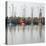 Germany, East Frisia, Northern Dike, Fisher-Boats, Harbor-Roland T.-Premier Image Canvas