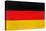 Germany Flag Design with Wood Patterning - Flags of the World Series-Philippe Hugonnard-Stretched Canvas