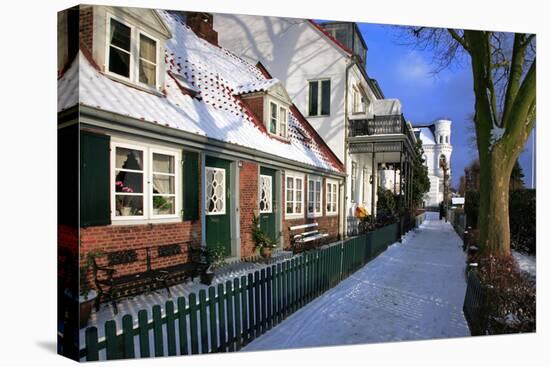 Germany, Hamburg, Historical Captain's Houses in Hamburg-…velgšnne-Uwe Steffens-Premier Image Canvas