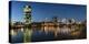 Germany, Hessen, Frankfurt on the Main, Westhafen with the Westhafen Tower and the Skyline-Bernd Wittelsbach-Premier Image Canvas