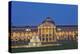 Germany, Hessen, State Capital, Wiesbaden, Health Resort House, Casino, Fountain, Evening-Chris Seba-Premier Image Canvas